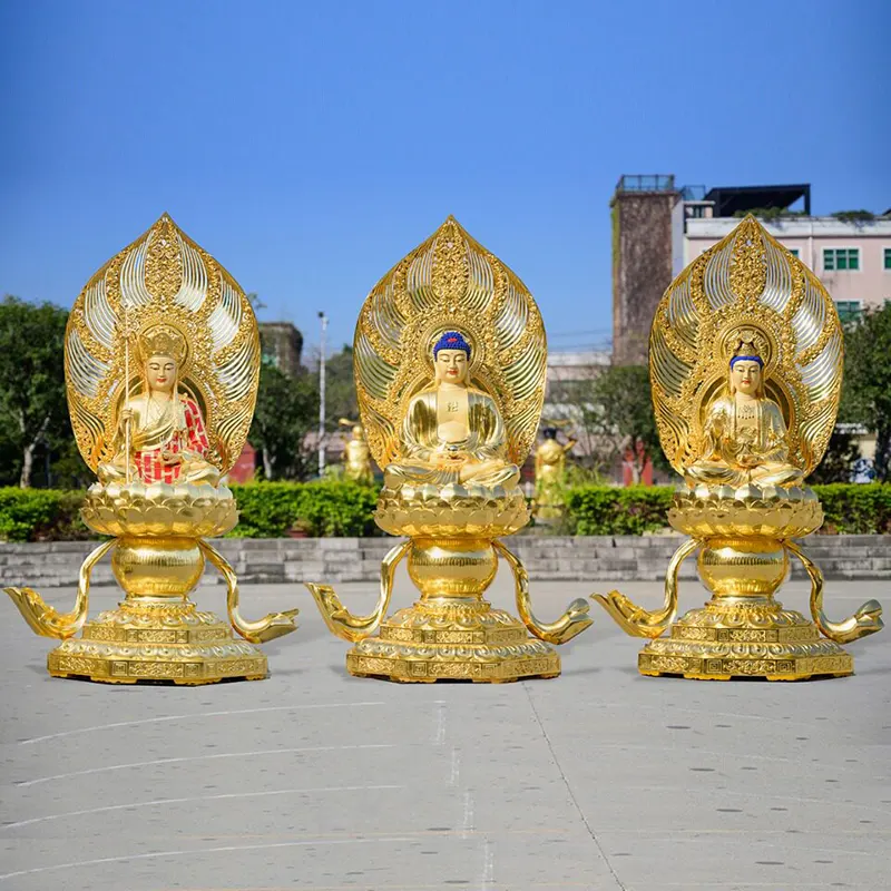 175cm Taiwanese Pure Copper Buddha Statue