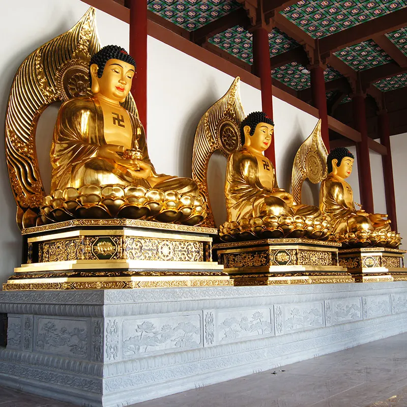Bronze Gilded 6.6-Meter Buddha Statue