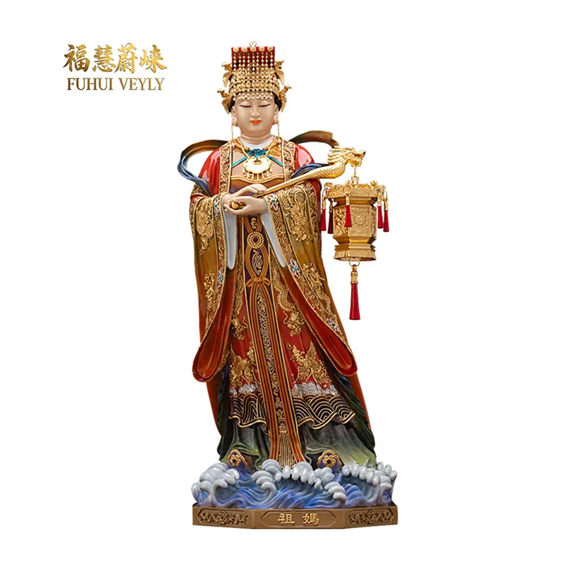 Cast Bronze Mazu Statue