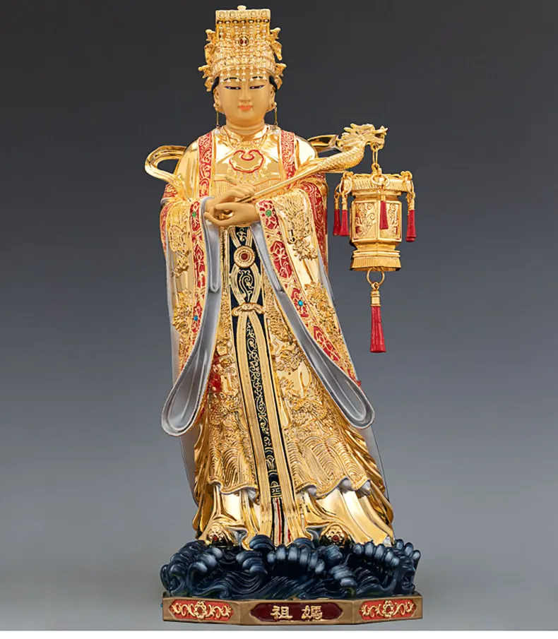 Cast Bronze Mazu Statue