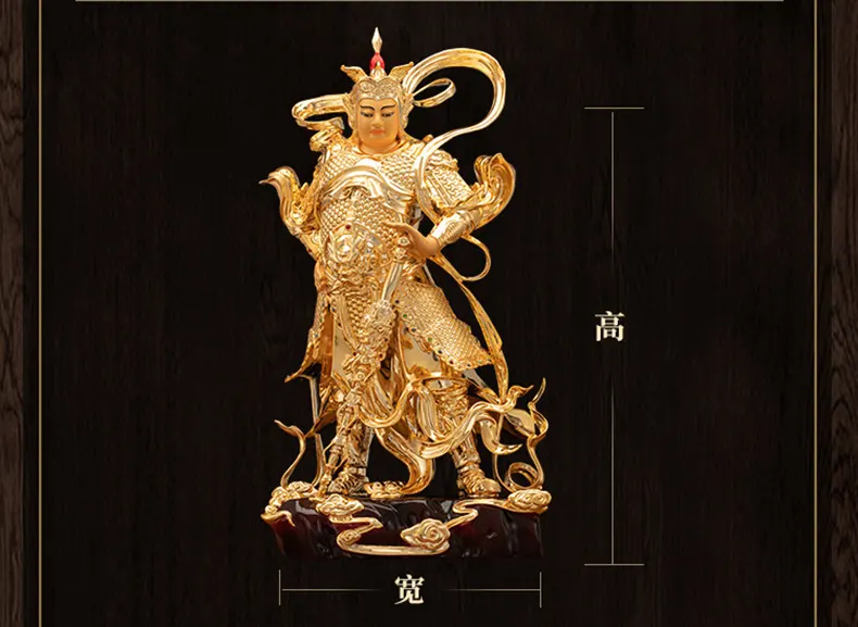 Temple Altar Protector Bronze Icon Weituo Pusa