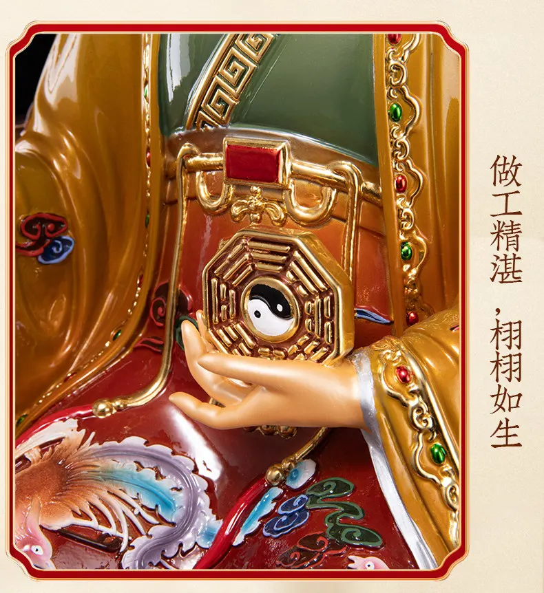 Brass Taoist Goddess Li Shan Laomu Statue