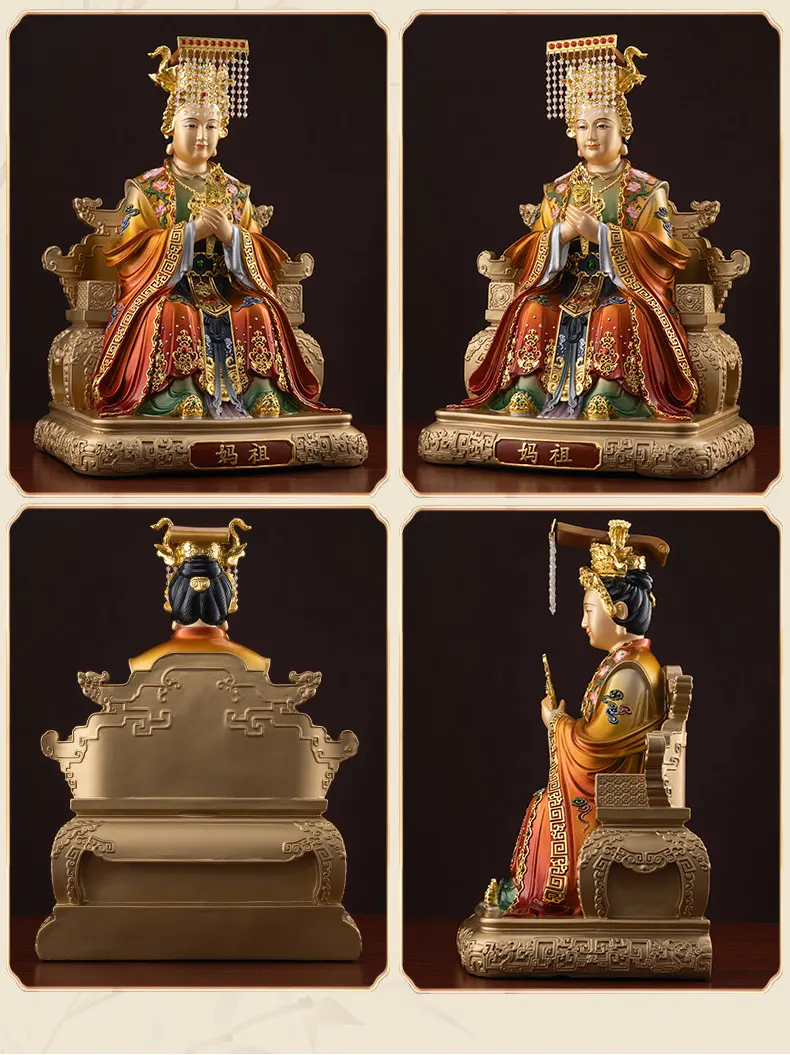 Bronze Mazu Statue for Temple and Home