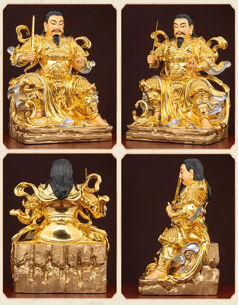 Brass Taoist God Zhenwu Emperor Xuan Tian Shang Di