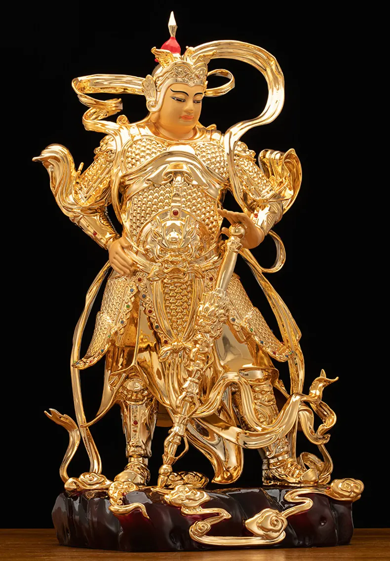 Temple Altar Protector Bronze Icon Weituo Pusa