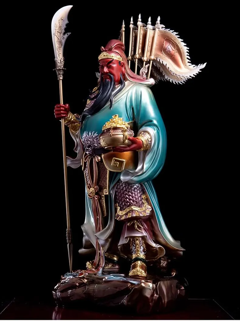Five Flags Guan Yu Bronze Statue