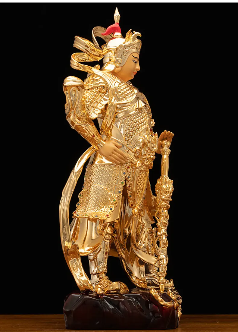 Temple Altar Protector Bronze Icon Weituo Pusa
