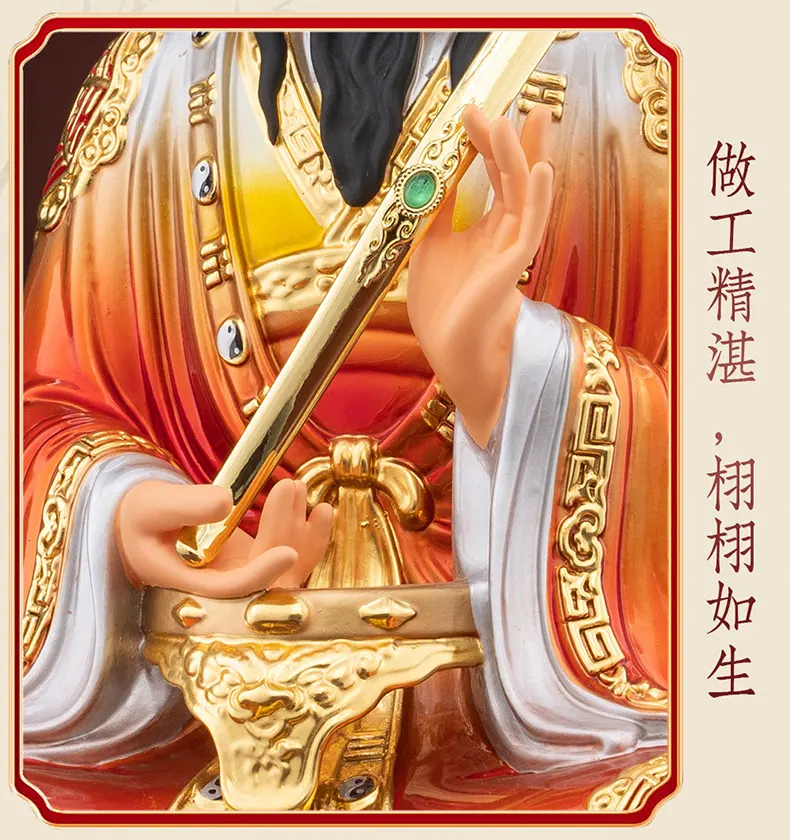 Bronze San Qing Dao Zu Statues Set
