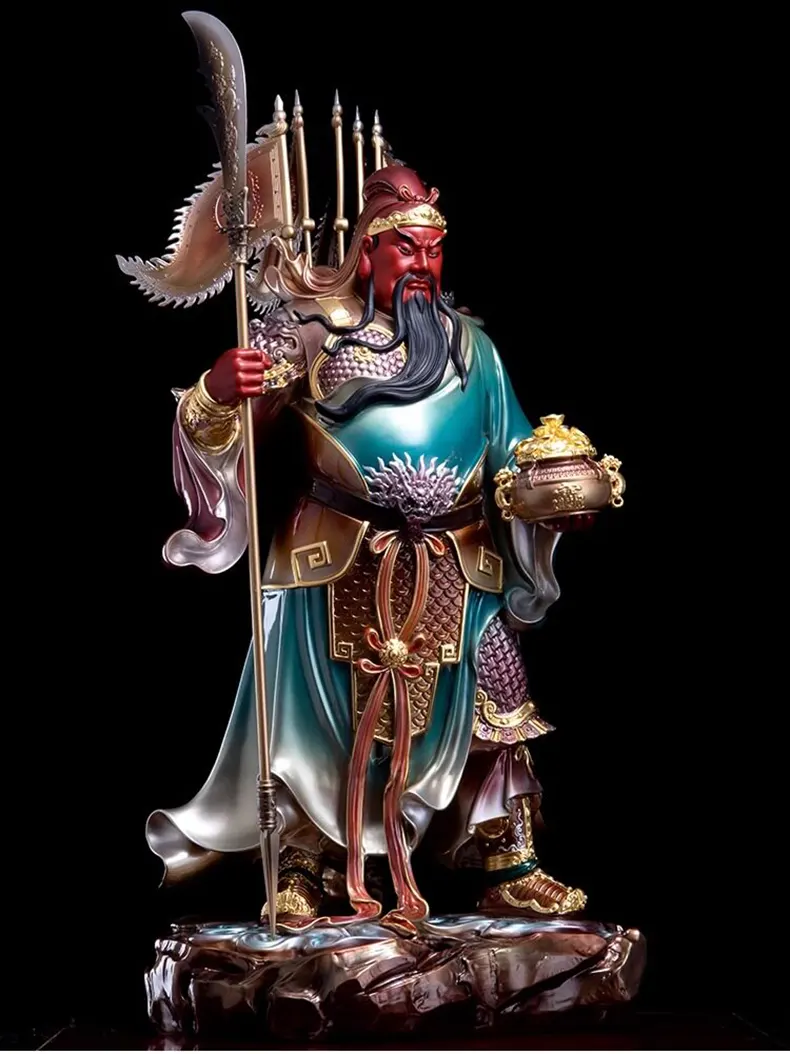 Five Flags Guan Yu Bronze Statue