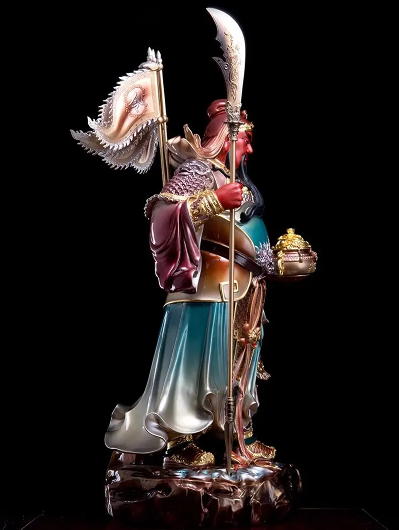Five Flags Guan Yu Bronze Statue