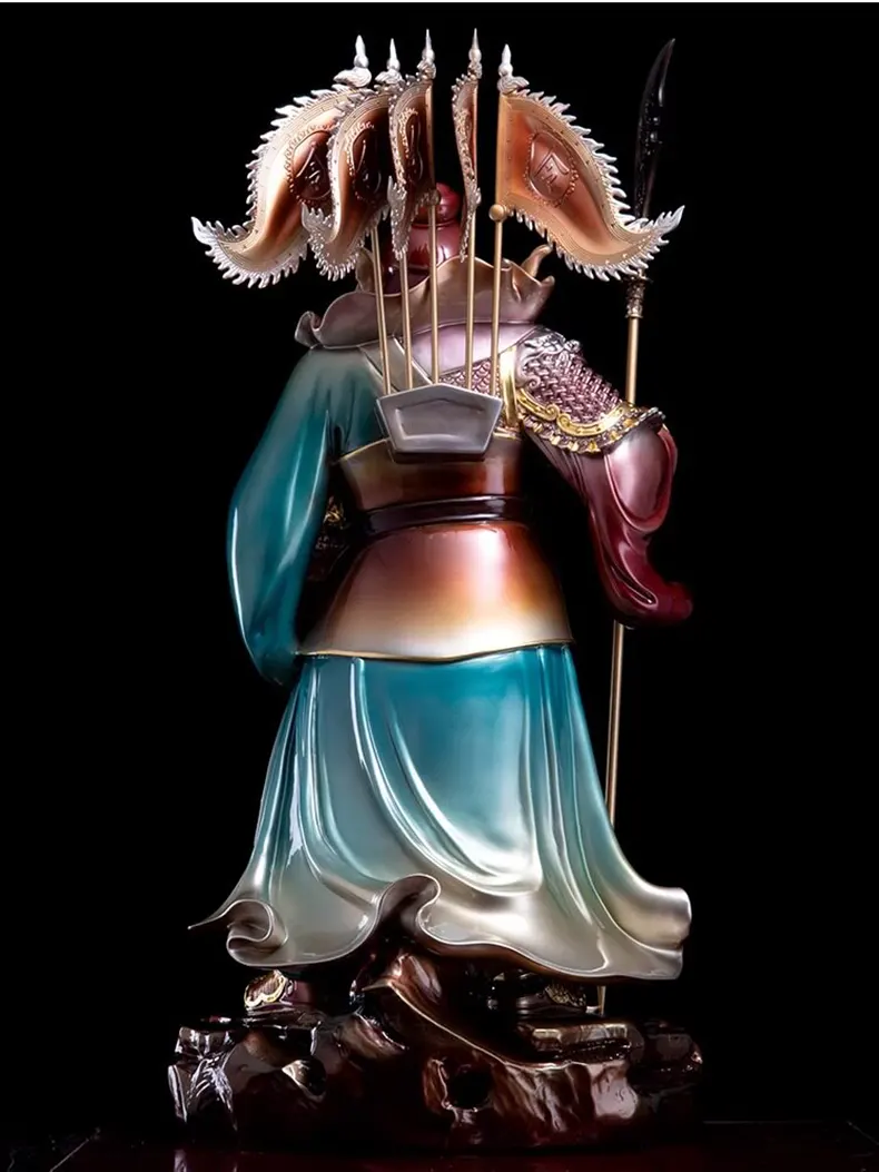 Five Flags Guan Yu Bronze Statue